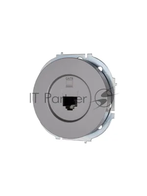 Розетка компьютерная СП OSEN RJ45 кат.6 механизм серый матовый LEZARD 743-7488-140