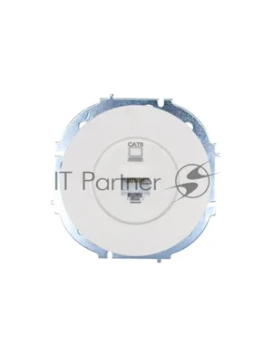 Розетка компьютерная СП OSEN RJ45 кат.6 механизм бел. LEZARD 743-0288-140