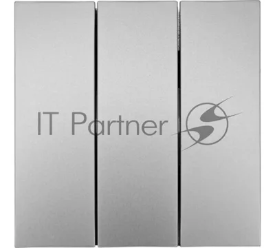 Выключатель 3-кл. СП ZIMA IP20 10А безвинт. зажим серый матовый LEZARD 704-7488-109QC