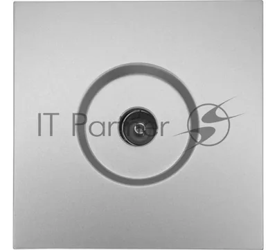 Розетка ТВ оконечная СП ZIMA IP20 серый матовый LEZARD 704-7488-130