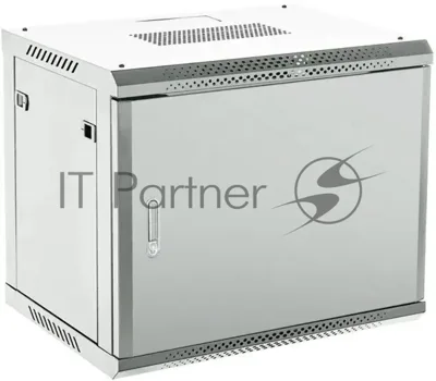 Шкаф коммутационный Rexant настенный 9U 450x600 мм пер. дв. металл серый