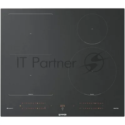 Индукционная варочная поверхность Gorenje GI6433SRWF, 4 конфорки, с зоной расширения, стеклокерамика, 7360 Вт