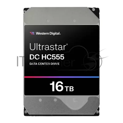 Жесткий диск серверный WD Ultrastar DC HC555 16TB WUH722016CL5204 (SAS 3.5"/7200/512Mb/12Gbs)