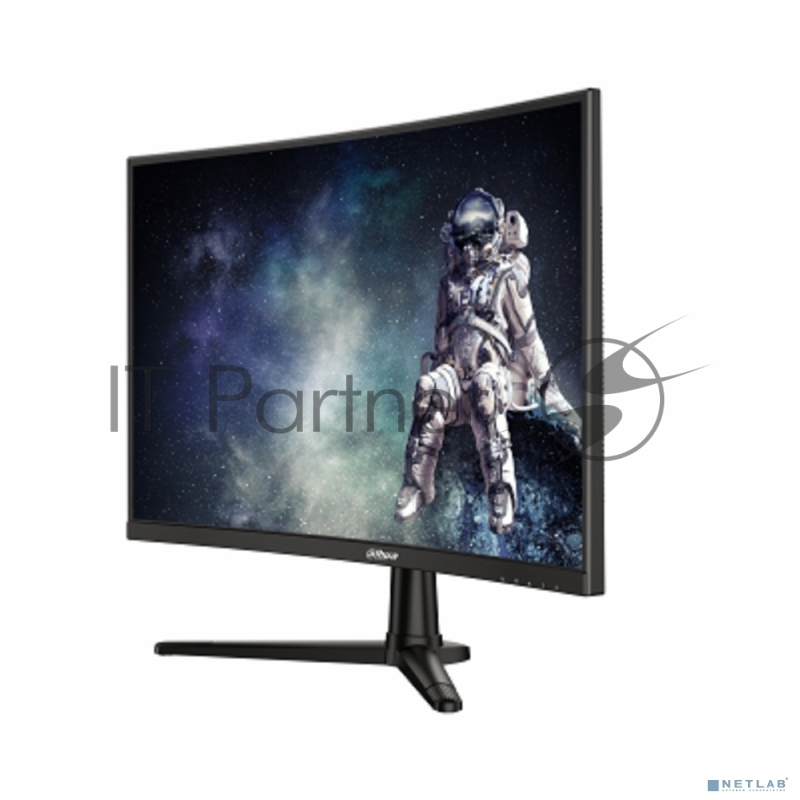 Монитор 27" Dahua DHI-LM27-E240C VA 1920x1080, 240 Гц, 1 мс, 16:9, 350 кд/м², HDMI 2.0, DP 1.4, 3.5 Jack, HDR10, изогнутый экран (1500R), черный