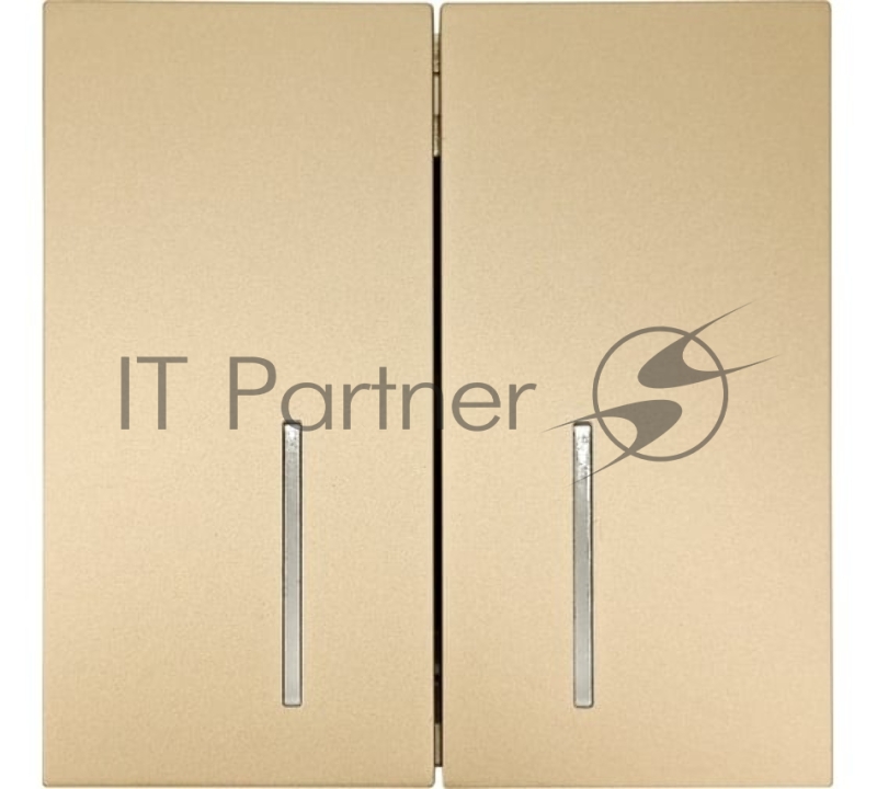 Выключатель LEZARD 704-3688-112QC 2-кл. с индик. СП ZIMA IP20 10А безвинт. зажим, зол.