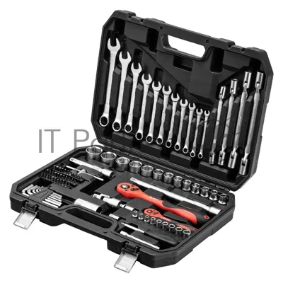 Набор инструментов MTX 1/2", 1/4", CrV, пластиковый кейс 89 предметов