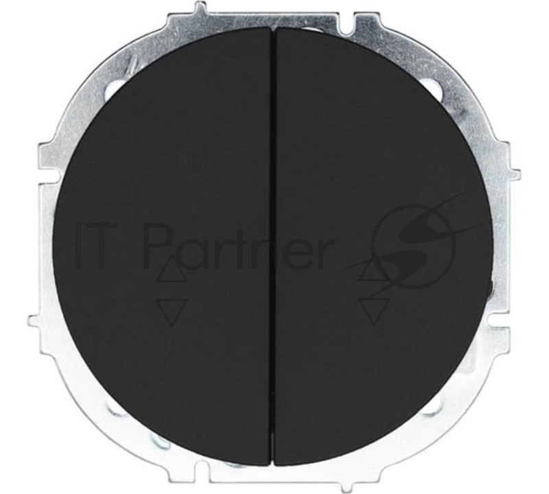 Выключатель проходной 2-кл. СП OSEN 10А IP20 механизм черный бархат LEZARD 743-4288-106