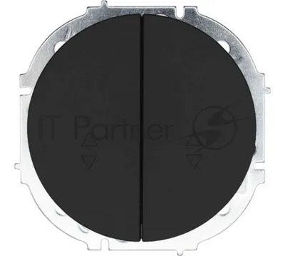 Выключатель проходной 2-кл. СП OSEN 10А IP20 механизм черный бархат LEZARD 743-4288-106