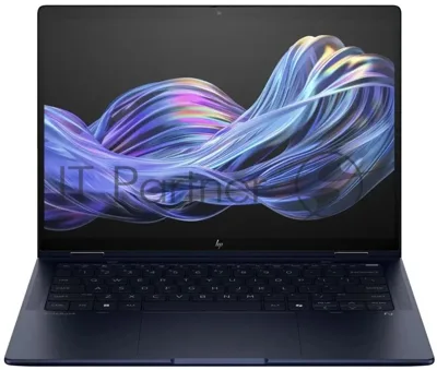 Ноутбук HP EliteBook X Flip G1i U7-258V,14" 2.5K (2560x1600) (Англ.кл.) IPS Touchscreen 400cd 120Hz IR AG,32Gb LPDDR5x-8533,512Gb SSD NVMe,68Wh,!ENG! Kbd Backlit,1.4kg,Blue,1y,Win11Pro