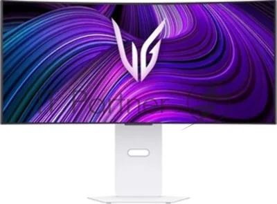 Монитор 34" LG UltraGear 34GX90SA-W OLED 3440x1440, 240 Гц, 0.03 мс, 21:9, 1300 кд/м² (пиковая), 2×HDMI 2.1, DP 1.4, USB-C (65 Вт PD), USB Hub, 3.5 Jack, динамики (2×7 Вт), DisplayHDR True Black 400, FreeSync Premium, G-Sync Compatible, изогнутый (800R), белый