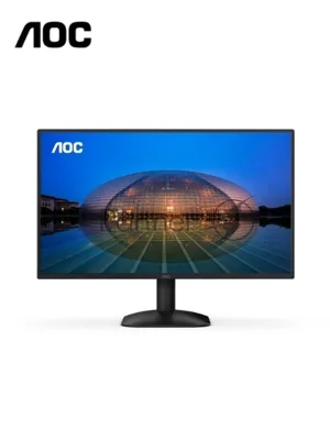 Монитор 23.8" AOC 24B31H IPS 1920x1080, 120 Гц, 4 мс (1 мс MPRT), 16:9, 300 кд/м², VGA, HDMI 1.4, 3.5 Jack, динамики (2x2 Вт), HDR10, Adaptive-Sync, черный