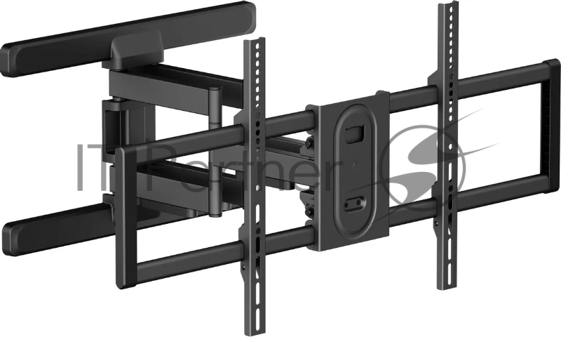 Кронштейн для телевизора Ultramounts UM970 черный 95"-120" макс.60кг настенный поворот и наклон