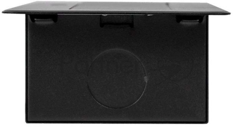 Сетевой разветвитель Premier PX/BL-HOR-2R-2USB-BLK 1.8м (2 розетки) черный (коробка)