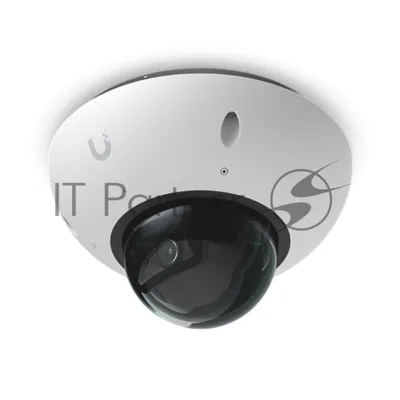 Купольная камера 4K PoE Ubiquiti UniFi Protect Camera G6 Dome White с ночным видением, интеллектуальным распознаванием и прочным антивандальным корпусом.