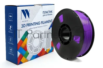 Филамент NV PRINT ABS Violet для 3D печати, фиолетовый, диаметр 1.75мм масса 1 кг