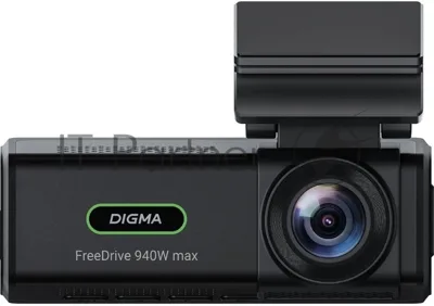Видеорегистратор Digma FreeDrive 940W max, 3840x2160, 3.2", Wi-Fi, G-сенсор, датчик движения