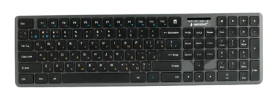Клавиатура Gembird KBW-8460 беспроводная, Bluetooth, радиоканал, чёрный