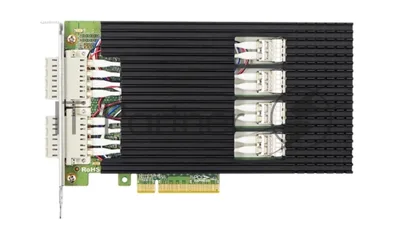 Сетевой адаптер LR-Link NIC PCIe x8 Multimode 4 X 10Gb SFP+ SR Dual-way Bypass Ethemet Network Adapter Intel XL710 BM1