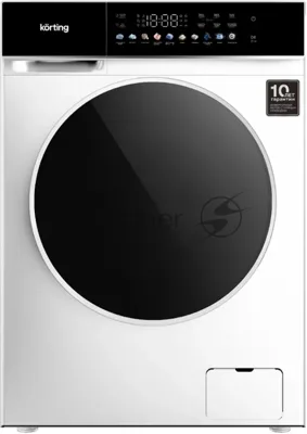 Стиральная машина Korting KWD 60DS12106 белый, загрузка фронтальная 10 кг, 1200 об/мин, класс B