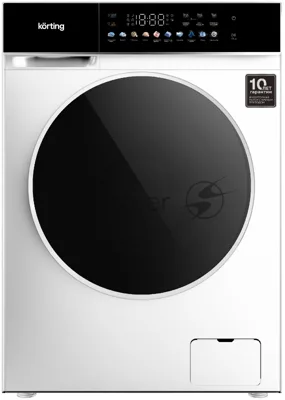 Стиральная машина Korting KWM 60DS1260 белый, загрузка фронтальная 10 кг, 1200 об/мин, класс A+++