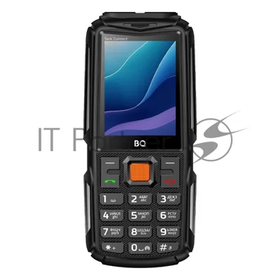 Мобильный телефон BQ 2430L Tank Connect черный/серый