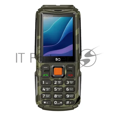 Мобильный телефон BQ 2430L Tank Connect камуфляж/серый