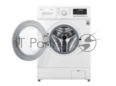 Стиральная машина LG F1296CDS0X белый, загрузка фронтальная 6 кг, 1200 об/мин, класс B