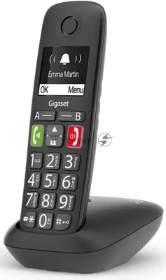 Радиотелефон Dect Gigaset E290 SYS черный АОН