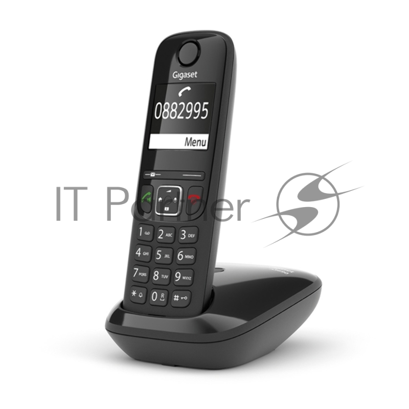 Радиотелефон Dect Gigaset AS690 SYS черный АОН
