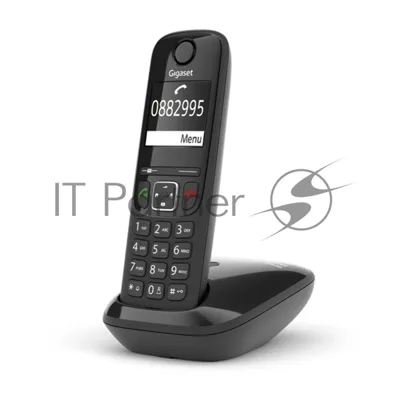 Радиотелефон Dect Gigaset AS690 SYS черный АОН
