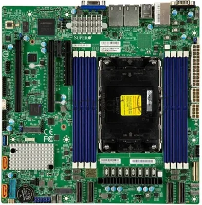 Материнская плата Supermicro X13SEM-TF, LGA4677, Intel C741, 8xDDR5, 10xSATA, 2xPCIe 5.0 x16, 1xPCIe 5.0 x8, 1xVGA, 2x10Gb LAN, 2xUSB 3.2 Gen1, 2xUSB 2.0, 1xCOM, microATX