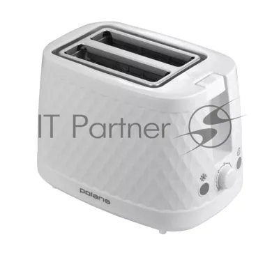 Тостер Polaris PET-0733A белый, 900 Вт, 2 слота