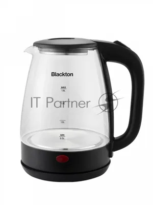 Чайник электрический Blackton Bt KT100G черный, 1.7 л, 1500 Вт, скрытый нагревательный элемент
