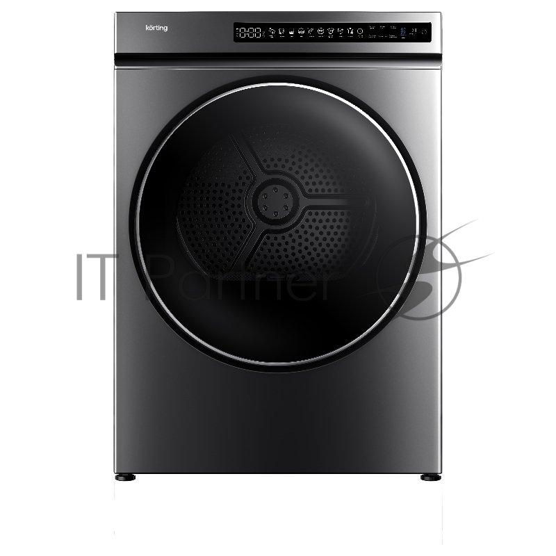 Сушильная машина Korting KD 60IHP83 GR серый, 10 кг, сушка - конденсационная, программ - 10, 60 x 85.3 x 58.4 см