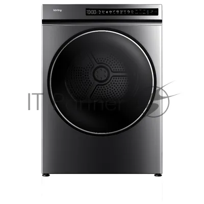 Сушильная машина Korting KD 60IHP83 GR серый, 10 кг, сушка - конденсационная, программ - 10, 60 x 85.3 x 58.4 см