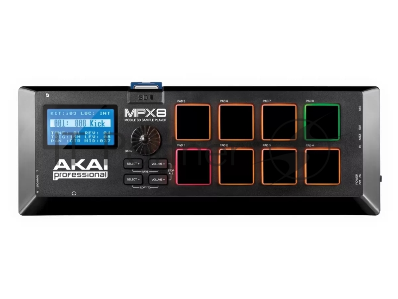 MIDI контроллер AKAI MPX 8