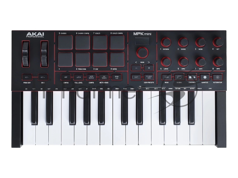 Миди-клавиатура AKAI MPK Mini IV черный миди-клавиатура