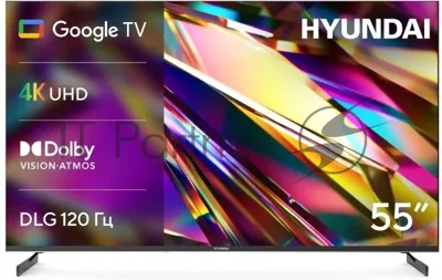 Телевизор Hyundai 55" H-LED55BU7011 черный LED 4K UHD 60Hz Smart TV 2GB/16GB