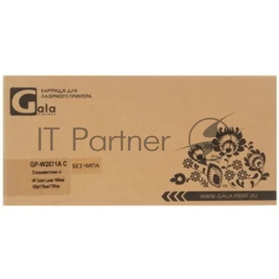 Картридж лазерный GalaPrint GP-W2071X 117X для принтеров HP Color Laser 150a/150nw/178nw MFP/179fnw MFP Cyan 1300 копий