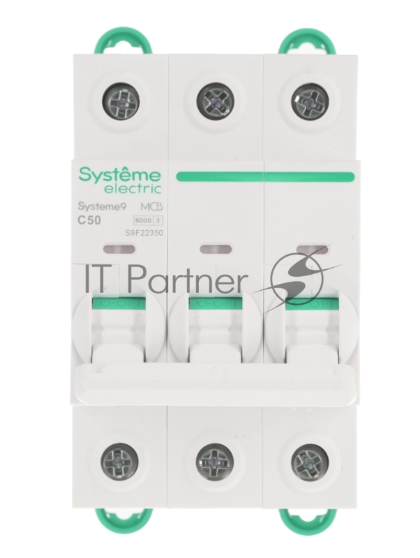 Автоматический выключатель Systeme Electric S9F22350 Systeme9 C 50A 3P 6kA 400В
