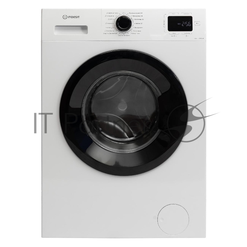 Стиральная машина Indesit ILS3 61291 B белый/черный, загрузка фронтальная 6 кг, 1200 об/мин., класс: A