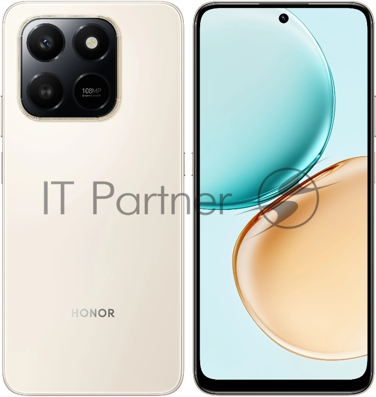 Смартфон HONOR X7d 8/256Gb золотой