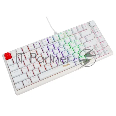 Клавиатура Filum FL-GKBM15 проводная, USB Type-C, белый