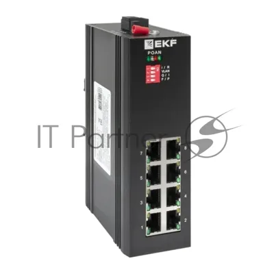 Коммутатор EKF TSX-U-8GT, 8×1 Гбит/с, неуправляемый