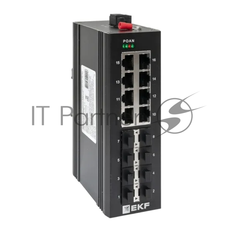 Коммутатор EKF TSX-U-8GX/SFP-8GT, 8×1 Гбит/с + 8×1 Гбит/с SFP, неуправляемый