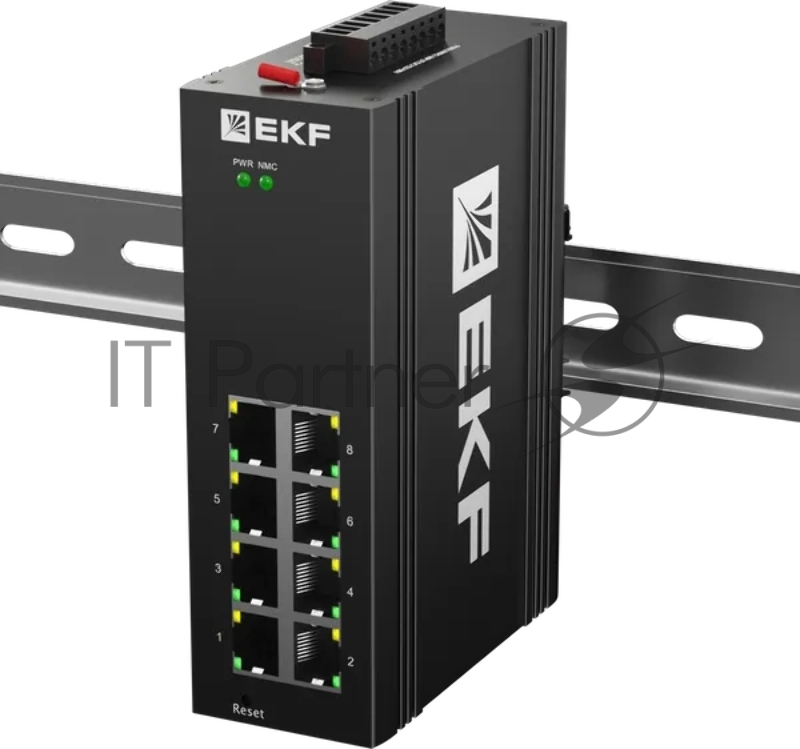 Коммутатор EKF TSX-ML2-8GTP, 8×1 Гбит/с PoE, управляемый