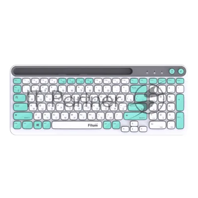 Клавиатура Filum FL-WKB15 беспроводная, Bluetooth, радиоканал, белый