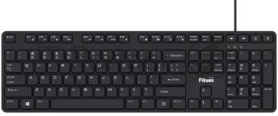Клавиатура Filum FL-KB15 проводная, USB Type-A, чёрный
