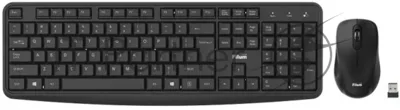 Комплект клавиатура+мышь Filum FL-KTW05-BK беспроводной, USB, 1600 DPI, чёрный