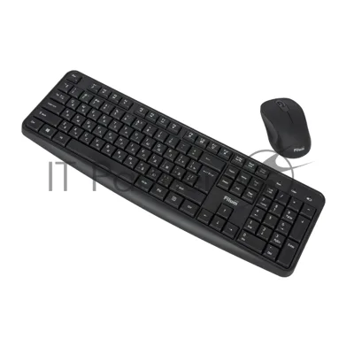 Комплект клавиатура+мышь Filum FL-KTW10-BK беспроводной, USB, 1600 DPI, чёрный